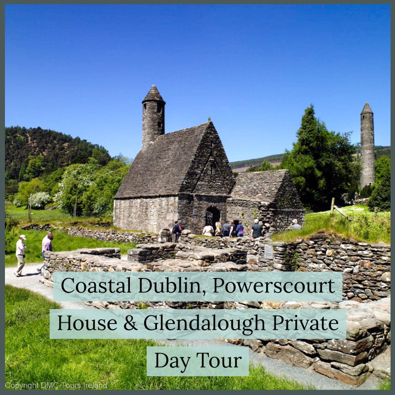 Coastal Dublin, Powerscourt House & Glendalough Private Day Tour